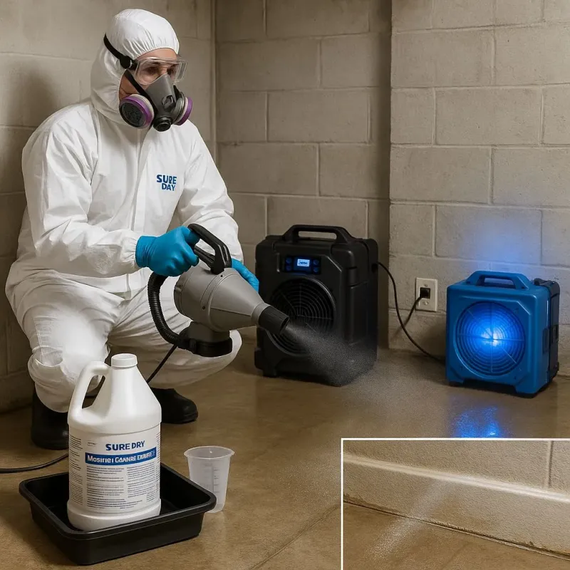 Sanitization and Odor Removal process in Escalon, CA